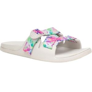 CHACO Chillos Tie Dye Slide Sandals Shoes